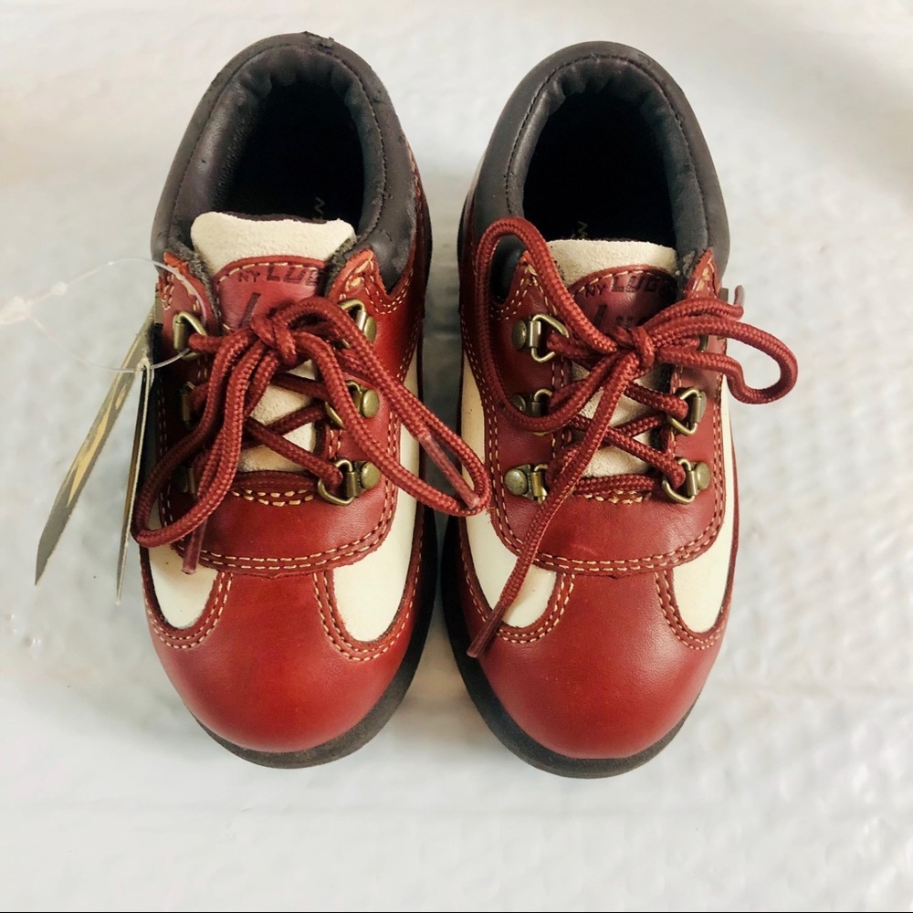 NWT Lugz Oxford Booties Leather Red Toddler